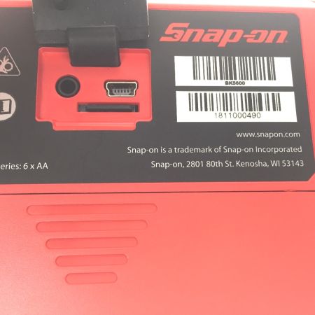  Snap-on スナップオン デジタルビデオスコープカメラ BK5600DUAL85 レッド 箱付