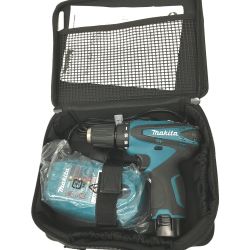 △△ MAKITA マキタ インパクトドライバ  充電器・充電池1個・ケース付 コードレス式 10.8v DF330D グリーン Aランク