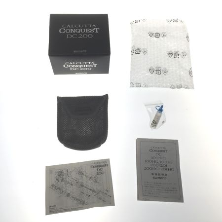  SHIMANO シマノ 両軸リール 19カルカッタコンクエストDC 200 03978 箱付属