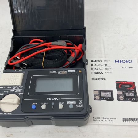  HIOKI デジタル絶縁抵抗計 IR4051-10