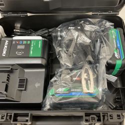 △△ HiKOKI ハイコーキ 36V コードレスインパクトドライバ　充電器・充電池2個・ケース付 WH36DC2XPSZ グリーン Sランク