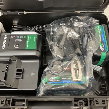  HiKOKI ハイコーキ 36V コードレスインパクトドライバ　充電器・充電池2個・ケース付 WH36DC2XPSZ グリーン