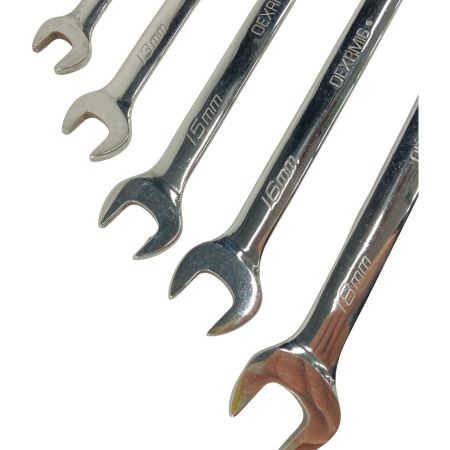 Snap-on スナップオン コンビネーションレンチ　ギアレンチ　５本セット OEXRM11/OEXRM13/OEXRM15/OEXRM16/OEXRM18 シルバー