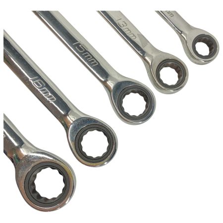 Snap-on スナップオン コンビネーションレンチ　ギアレンチ　５本セット OEXRM11/OEXRM13/OEXRM15/OEXRM16/OEXRM18 シルバー