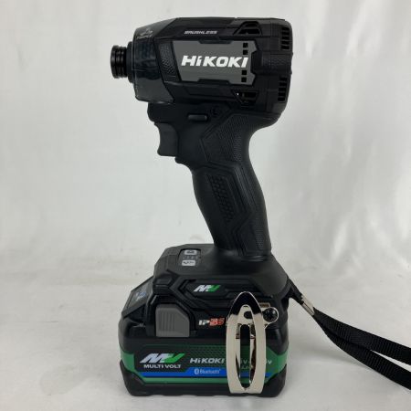  HiKOKI ハイコーキ 36v インパクトドライバ バッテリーx2 充電器 ケース付 WH36DD ブラック