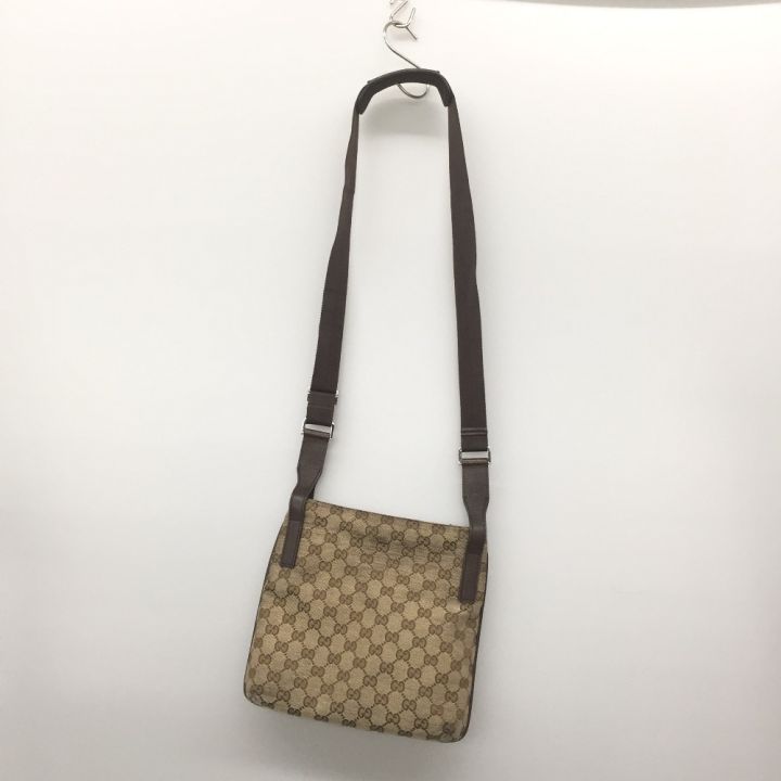 GUCCI グッチ ショルダーバッグ GGキャンバス べたつき、スレ有 122793