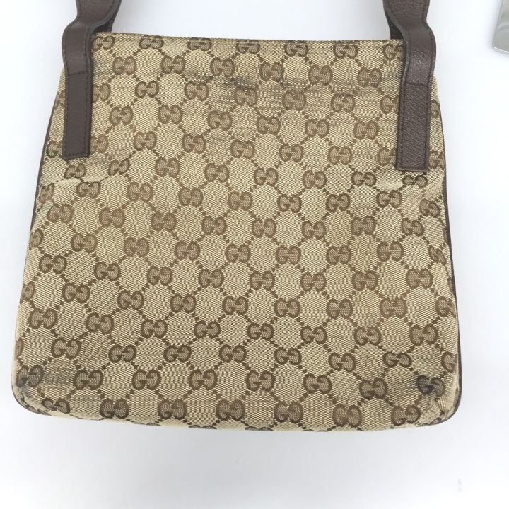 GUCCI グッチ ショルダーバッグ GGキャンバス べたつき、スレ有 122793