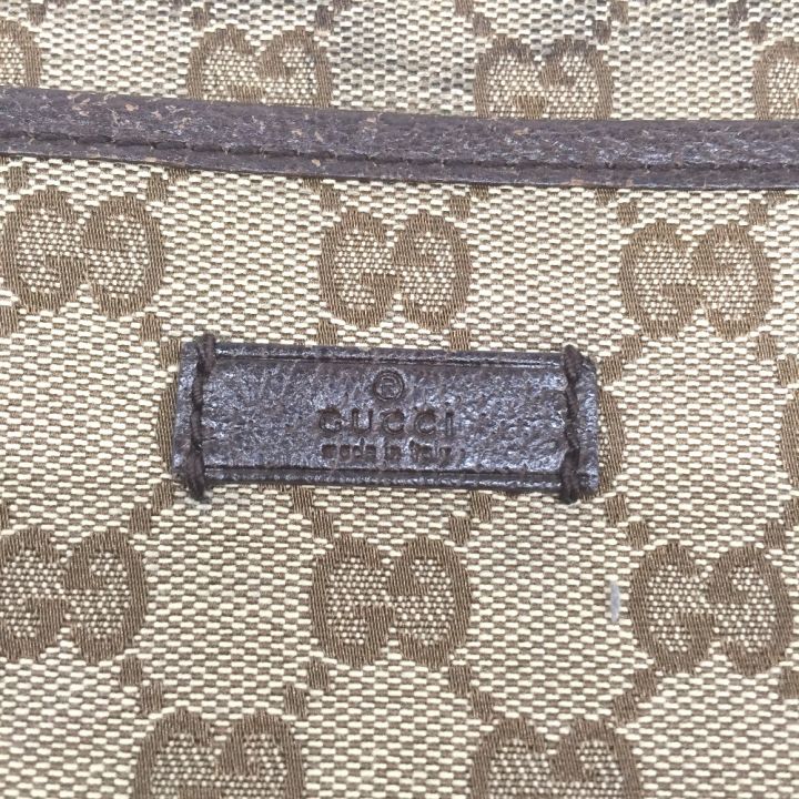 GUCCI グッチ ショルダーバッグ GGキャンバス べたつき、スレ有 122793