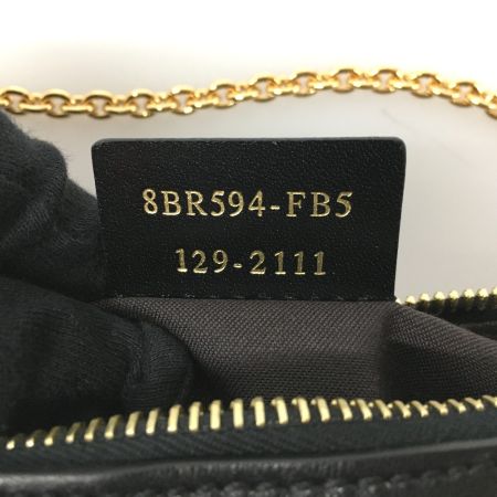  FENDI フェンディ ズッカ柄 PVC アクセサリーポーチ 8BR594-FBS ブラック