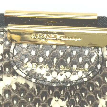  ADMJ バッグ ショルダーバッグ ヘビ柄