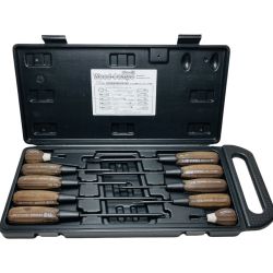 ЗЗ VESSEL ベッセル ドライバーセット 10本セット ケース付 WOOD-COMPO ブラウン×ブラック Bランク