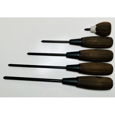 ЗЗ VESSEL ベッセル ドライバーセット 10本セット ケース付 WOOD-COMPO ブラウン×ブラック