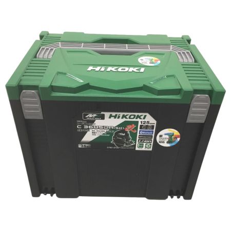  HiKOKI ハイコーキ 125mm 丸のこ コードレス式 36v 充電池2個 充電器 ケース付 C3605DA(SK)2XPBSZ