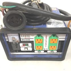 △△ NICHIDO 日動工業 変圧器 降圧専用 コード式 100v 　降圧専用カセットコンセントトラパック NTB-300D-CC Cランク