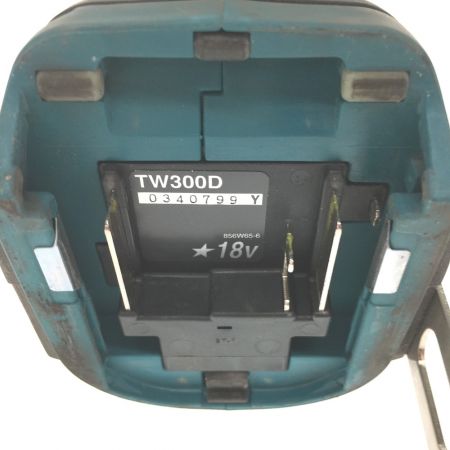  MAKITA マキタ 18V　充電式インパクトレンチ　(6.0Ahバッテリー×2、充電器DC18RC、ケース付) TW300DRGX グリーン