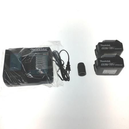  MAKITA マキタ 18V　充電式インパクトレンチ　(6.0Ahバッテリー×2、充電器DC18RC、ケース付) TW300DRGX グリーン