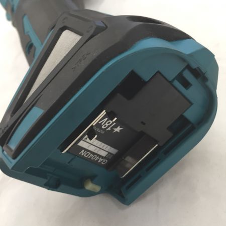  MAKITA マキタ 100mm 18V 充電式ディスクグラインダー 　本体のみ GA404DN グリーン