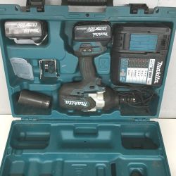 △△ MAKITA マキタ 18v充電式インパクトレンチ  充電器・充電池2個・ケース付 TW1001DRGX グリーン Bランク