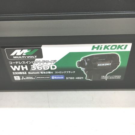  HiKOKI ハイコーキ 36V コードレスインパクトドライバ WH36DD 2XHBSZ ブラック