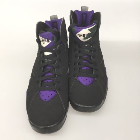 NIKE ナイキ スニーカー AIRJORDEN7 レトロ 28cm 304755-053 ブラック×パープル