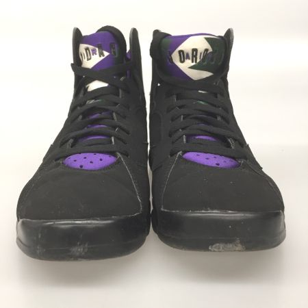  NIKE ナイキ スニーカー AIRJORDEN7 レトロ 28cm 304755-053 ブラック×パープル