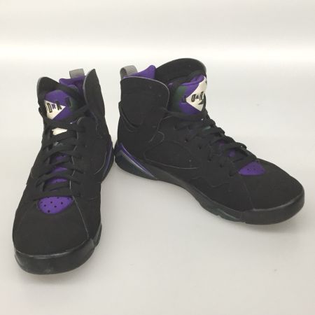  NIKE ナイキ スニーカー AIRJORDEN7 レトロ 28cm 304755-053 ブラック×パープル