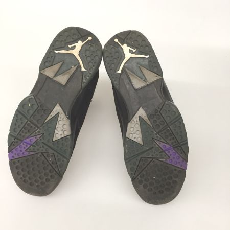  NIKE ナイキ スニーカー AIRJORDEN7 レトロ 28cm 304755-053 ブラック×パープル
