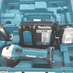 △△ MAKITA マキタ 100mm 18V充電式ディスクグラインダー スライドスイッチ　充電器・充電池1個・ケース付 GA402DRG グリーン Aランク