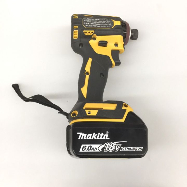 中古動作品 makita/マキタ 充電式インパクトドライバー TD130D 直流マグネットモータ リチウムイオンバッテリー付 ☆中古動作品☆ makita マキタ 14.4V 充電式インパクトドライバ TD136D