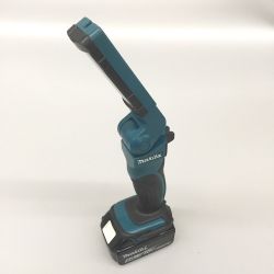△△ MAKITA マキタ 18V 充電式LEDワークライト（バッテリー付き　BL1860B 充電回数9回） ML801 ブルー Aランク