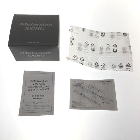  SHIMANO シマノ ベイトリール 23メタニウム 046116 右ハンドル 箱、ライン付属
