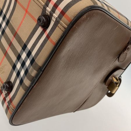  Burberrys バーバリーズ ノバチェック　シャドーホース　ボストンバッグ　ヴィンテージ 