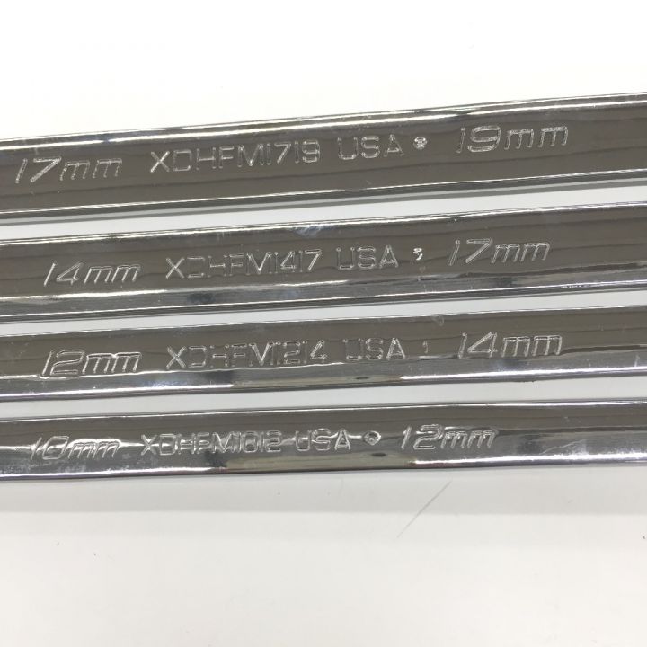 Snap-on スナップオン メガネレンチ 4本セット  XDHFM1012/XDHFM1214/XDHFM1417/XDHFM1719｜中古｜なんでもリサイクルビッグバン