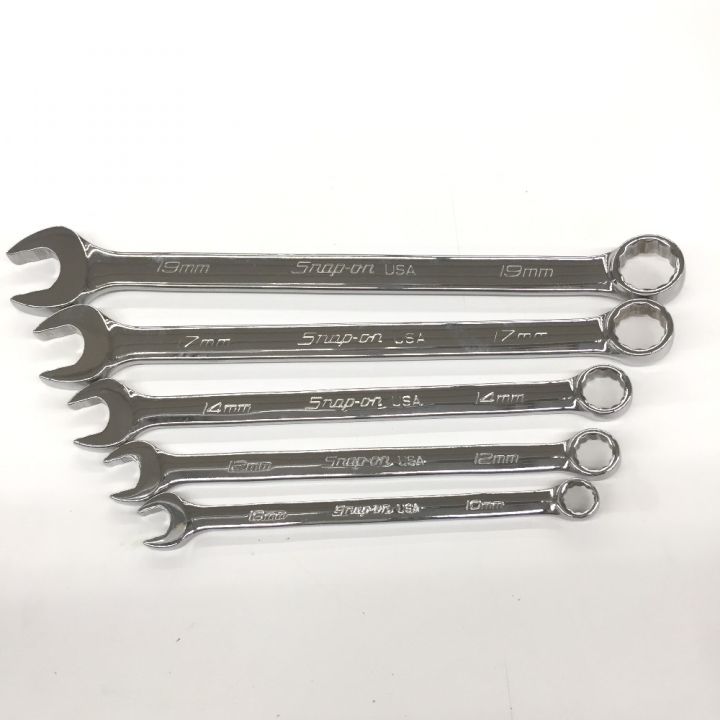 SNAP ON コンビネーションレンチ5本組 SNAP ON コンビネーションレンチ5本組