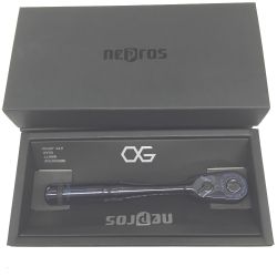 △△ nepros ネプロス　鉄紺 9.5sq　ラチェットハンドル NBR390JB ネイビー Sランク