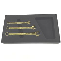 △△ nepros ネプロス　コンビネーションレンチ　 NTMS203GL ゴールド 限定シリーズ 3本組 トライアルコンビネーションレンチセット iPゴールド Sランク