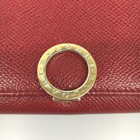  BVLGARI ブルガリ 長財布  クリップラージウォレット  レッド