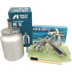 ANEST IWATA WIDER1 　岩田　スプレーガン　１５Ｈ2Ｓ PC-1Sセット1000ｍℓＧ1/4 Sランク