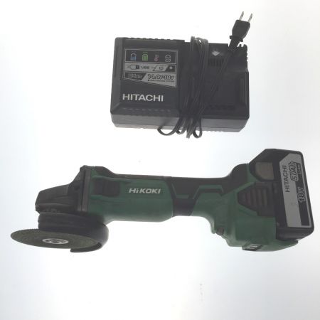  HiKOKI ハイコーキ 充電式 ディスクグラインダー 18v G18DBVL グリーン （充電器・充電池1個付）