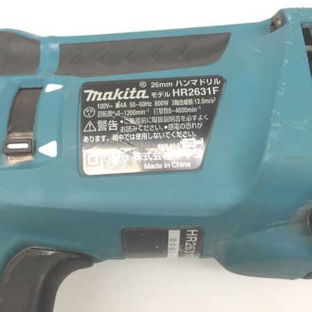  MAKITA マキタ 26mm ハンマドリル AC100V式  ハツリ可 SDS+ HR2631F
