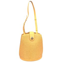 △△ LOUIS VUITTON ルイヴィトン エピ ショルダーバッグ クリュニュー  M52259 イエロー Bランク