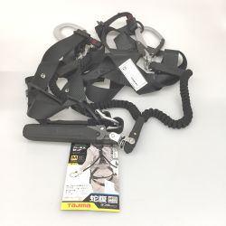 △△ TAJIMA タジマ フルハーネス型安全帯　ハーネスGS 蛇腹 ダブルL2セット 黒 Mサイズ A1GSMJR-WL2BK Sランク