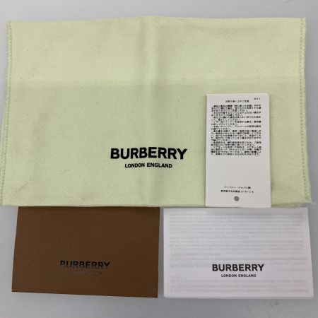  BURBERRY LONDON バーバリーロンドン 二つ折り財布　アイコンストライプ 布袋付 8033846 ブラック