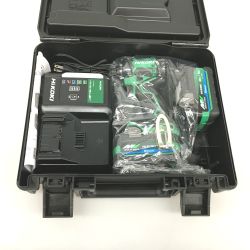 △△ HiKOKI ハイコーキ インパクトドライバ　36V マルチボルトバッテリー×2　充電器　ケース付き WH36DC グリーン Sランク