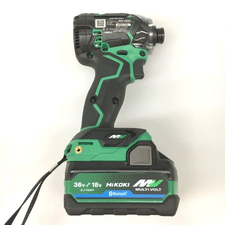  HiKOKI ハイコーキ インパクトドライバ　36V マルチボルトバッテリー×2　充電器　ケース付き WH36DC グリーン