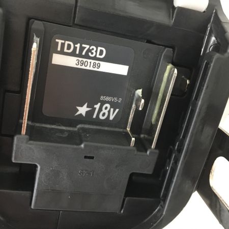  MAKITA マキタ 18V　充電式インパクトドライバ　本体のみ TD173D ブラック