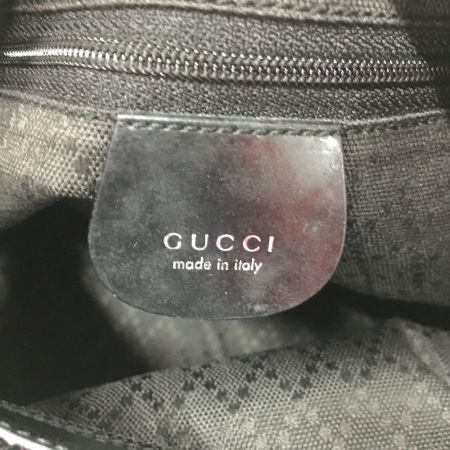  GUCCI グッチ バンプー ハンドバッグ ナイロン 000-1998-0531 ブラック