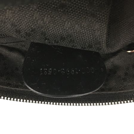  GUCCI グッチ バンプー ハンドバッグ ナイロン 000-1998-0531 ブラック