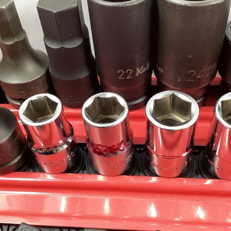 MAC TOOLS マック 5列ロックソケットトレイ 6991105B2 他社ソケット 41点付き