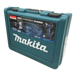 △△ MAKITA マキタ 18v　1.5Ah　インパクトドライバ  充電器・充電池2個・ケース付   TD146DSHX ブルー Sランク